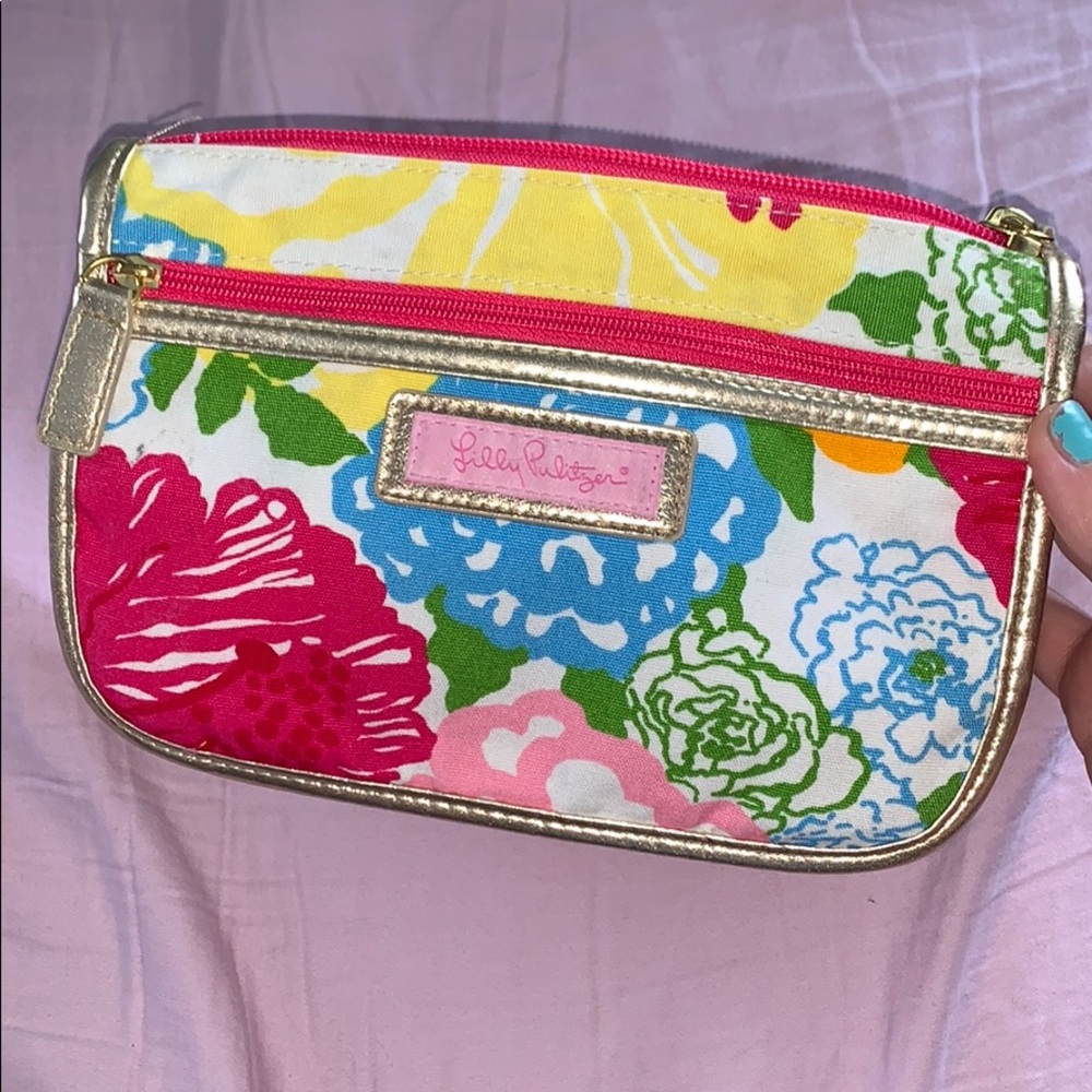 Lilly Pulitzer cosmetic case bag
